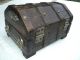 Vintage Wooden Pirate Jewelry Chest Box Boxes photo 1