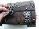 Vintage Wooden Pirate Jewelry Chest Box Boxes photo 3