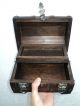 Vintage Wooden Pirate Jewelry Chest Box Boxes photo 6