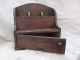 Country Vintage Wooden Drawer Caddy Basket Mail Organizer Primitives photo 2