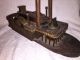 Vintage Wood Model Of The Robert E.  Lee Paddle Wheel Steam Boat Model Ships photo 8