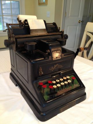 Antique Early 1900s Dalton Adding Listing Calculating Machine Patented 1912 photo