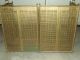 Vintage Brass Folding Four Panel Fireplace Hearth Screen Fireplaces & Mantels photo 9