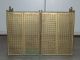 Vintage Brass Folding Four Panel Fireplace Hearth Screen Fireplaces & Mantels photo 1