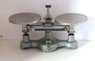 Vintage 10 Gram Laboratory Scale Made By W.  M.  Welch Scientific Company C.  1950s photo
