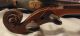 Antique 19th Century Unmarked 3/4 Violin W/hard Shell Case Estate Fresh Find String photo 9