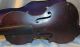 Antique 19th Century Unmarked 3/4 Violin W/hard Shell Case Estate Fresh Find String photo 3