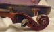 Antique 19th Century Unmarked 3/4 Violin W/hard Shell Case Estate Fresh Find String photo 8