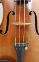 Leopold Anthony Stokowski Antique,  Albin Wilfer,  German 4/4 Figured Maple Violin String photo 9