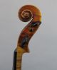 Leopold Anthony Stokowski Antique,  Albin Wilfer,  German 4/4 Figured Maple Violin String photo 4
