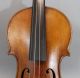 Leopold Anthony Stokowski Antique,  Albin Wilfer,  German 4/4 Figured Maple Violin String photo 5