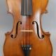 Leopold Anthony Stokowski Antique,  Albin Wilfer,  German 4/4 Figured Maple Violin String photo 6