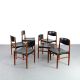 6 Mid Century Dining Chairs By Glostrup Denmark 60s | Danish Modern Teak Stühle 1900-1950 photo 1