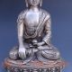 Vintage Tibet Silver Copper Tibetan Buddhism Shakya Mani Statue Other Antique Chinese Statues photo 2