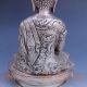 Vintage Tibet Silver Copper Tibetan Buddhism Shakya Mani Statue Other Antique Chinese Statues photo 5