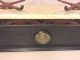 Antique Henry Troemner Scale Marble Top Wood Base Impressed Brass Pans & Trim Scales photo 7