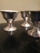 6 Vintage Weighted Sterling Silver Pedestal Dessert Sherbet Cup 425 Grams Cups & Goblets photo 6