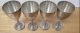4 - 1950 ' S Fabian Sterling Silver (38.  8 Ounces) Goblets Mexican Sterling Silver Cups & Goblets photo 1
