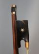 Authentic Antique,  Adolf C.  Schuster,  Pernambuco,  Rose Gold Mounted Violin Bow String photo 5