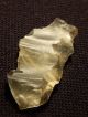 Translucent Prehistoric Tool Made From Libyan Desert Glass Found In Egypt 2.  93gr Neolithic & Paleolithic photo 1