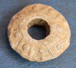 Early Medieval Viking Or Saxon Lead Spindle Whorl C800 - 1100 Detecting Find photo