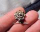 Awesome Old Medieval Spanish Colonial Royal Silver Button Type Charro 15 - 16 Th C Viking photo 1