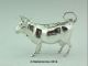 Antique Silver Cow Creamer London Import 1897 Probably Hanau Other Antique Sterling Silver photo 1