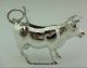 Antique Silver Cow Creamer London Import 1897 Probably Hanau Other Antique Sterling Silver photo 4