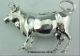Antique Silver Cow Creamer London Import 1897 Probably Hanau Other Antique Sterling Silver photo 5