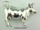 Antique Silver Cow Creamer London Import 1897 Probably Hanau Other Antique Sterling Silver photo 6