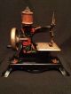 Antique Kids Metal Sewing Machine Made In Germany British Zone Floral Design Sewing Machines photo 2