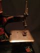 Antique Kids Metal Sewing Machine Made In Germany British Zone Floral Design Sewing Machines photo 5