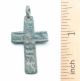 Ancient Old Bronze Ortodox Cross (sep17) Byzantine photo 1
