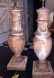 Pair Antique Italian Terra Cotta Balusters Made Into Lamps Lamps photo 5