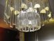 Vintage Hanging Mid Century Mod Hollywood Regency Lucite Prism Chandelier Light Mid-Century Modernism photo 3