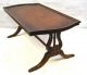 Antique Imperial Grand Rapids Furniture Mahogany Lyre Harp Coffee Table 1940 - 50s 1900-1950 photo 2