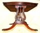 Antique Imperial Grand Rapids Furniture Mahogany Lyre Harp Coffee Table 1940 - 50s 1900-1950 photo 3