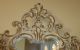 Vintage Syroco Rococo French Provincial Scrolls White Wood Wall Mantle Mirror Mirrors photo 9