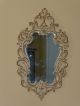 Vintage Syroco Rococo French Provincial Scrolls White Wood Wall Mantle Mirror Mirrors photo 1