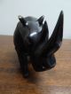 Small African Rhino Wood Sculpture African photo 9