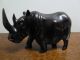 Small African Rhino Wood Sculpture African photo 1