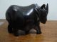 Small African Rhino Wood Sculpture African photo 3