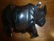 Small African Rhino Wood Sculpture African photo 7