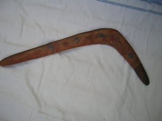 Rare Form Of 19th Cent Antique Aboriginal Boomerang From Eastern Queensland photo