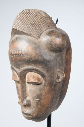 Baule Costume Mask,  Ivory Coast,  African Tribal Arts,  African Mask photo