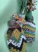 Unusual Nyasaland Beadwork Covered Glass Pill Bottles Africa Other African Antiques photo 9