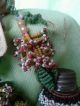 Unusual Nyasaland Beadwork Covered Glass Pill Bottles Africa Other African Antiques photo 7