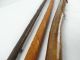 3 Antique Wooden Walking Sticks Inc Japanese With Applied Manuki And Etched Woodenware photo 4