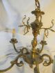 Vintage Spanish Chandelier Ceiling Light Lamp 5 Arm W Ceiling Cap Elegant Chandeliers, Fixtures, Sconces photo 1