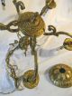 Vintage Spanish Chandelier Ceiling Light Lamp 5 Arm W Ceiling Cap Elegant Chandeliers, Fixtures, Sconces photo 3